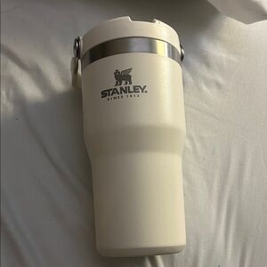 Stanley Off-White Tumbler with Silver Accent